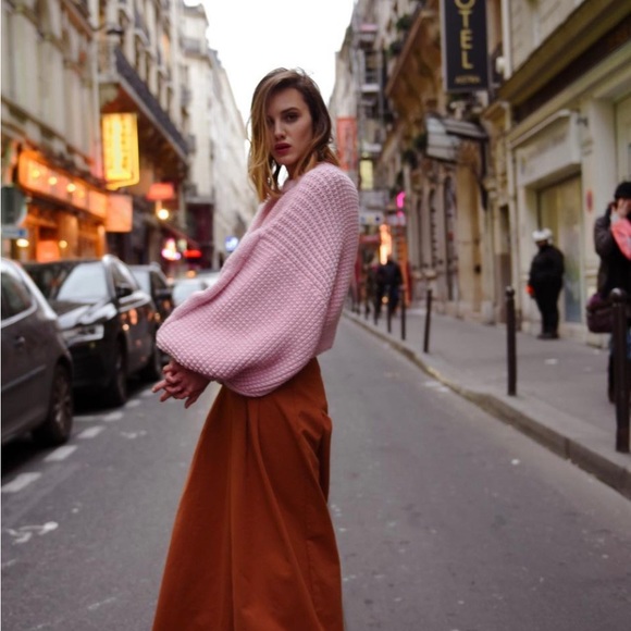 I love Mr Mittens Sweaters - I love Mr Mittens pink chunky sweater NWT